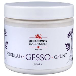 Gesso/Grunt malarski uniwersalny Koh-i-Noor Biały akrylowe, 200ml